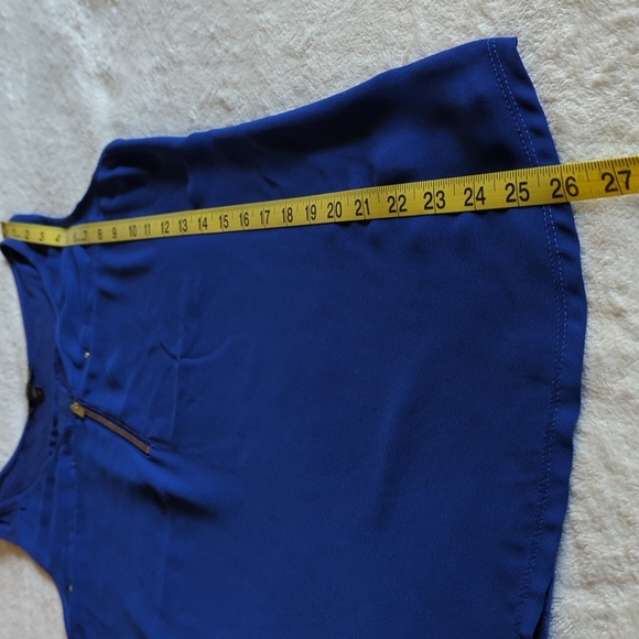 Express Royal Blue tank / blouse - size M - Picture 3 of 6